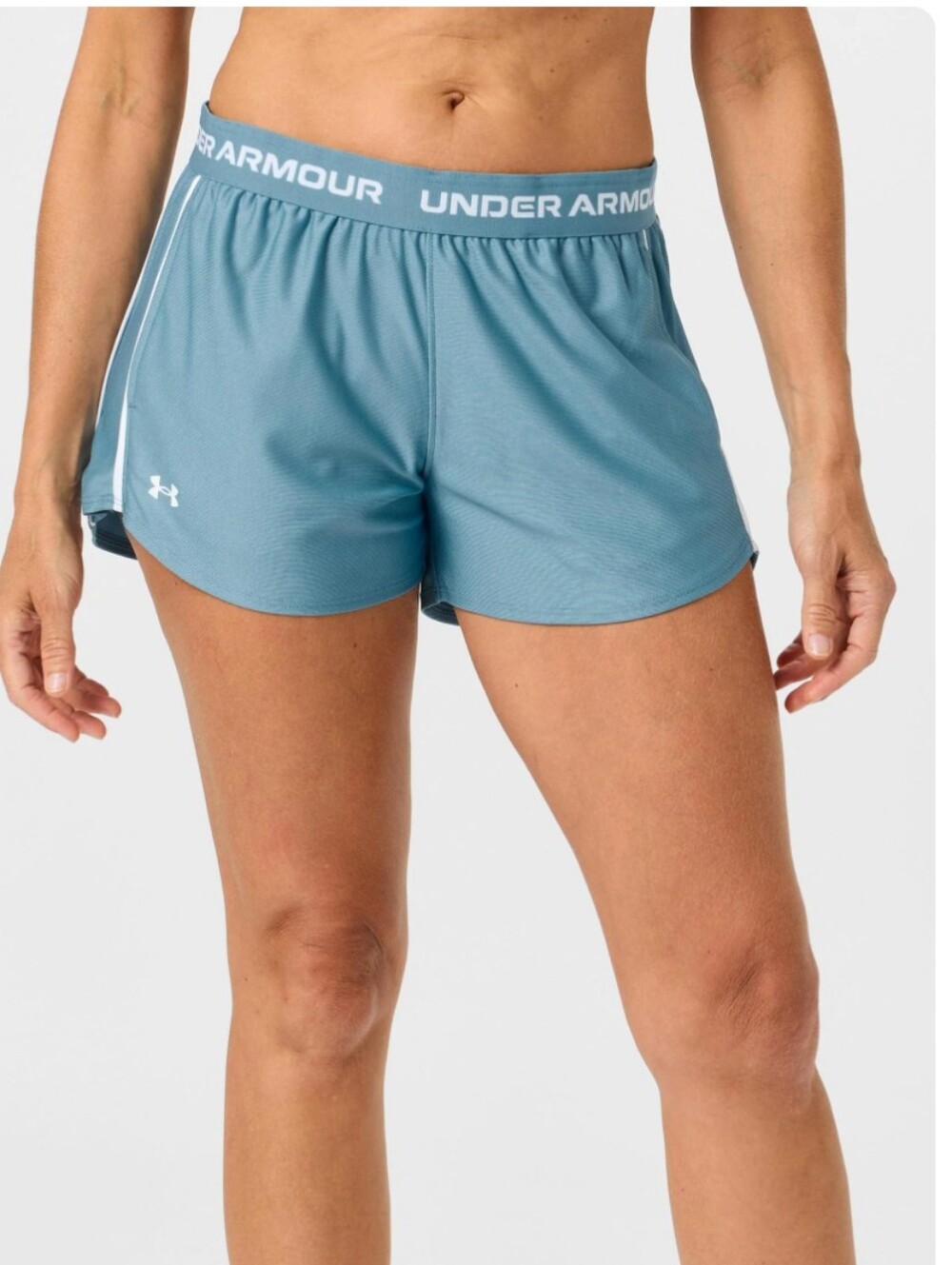 NWT Under Armour Tech Play Up Shorts Small Smoke Blue Athletic Workout